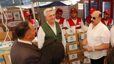 ننشر تفاصيل زيارة مفوض الأمم المتحدة لشئون اللاجئين لمعبر قسطل البرى بأسوان