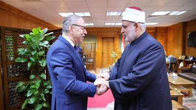 وكيل الأزهر يستقبل رئيس مؤسسة 