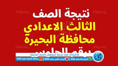 ظهرت الآن.. نتيجة الشهادة الإعدادية برقم الجلوس 2023 محافظة البحيرة 