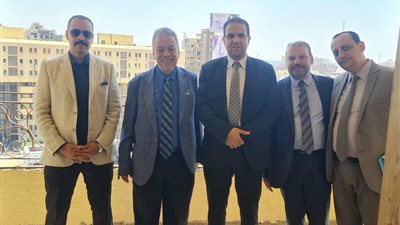 لجنة من نقابة المحامين تتفقد مقر نقابة غرب طنطا