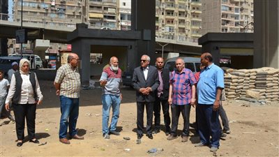 محافظ الجيزة يتفقد أعمال التطوير أسفل مسار محور الفريق كمال عامر