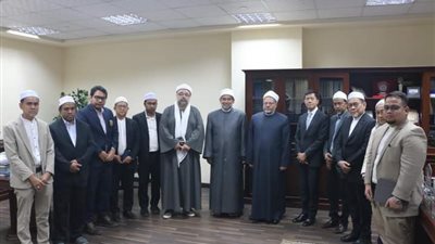 مفتي الجمهورية يستقبل وفدًا تايلانديًّا رفيع المستوى لبحث تعزيز التعاون الإفتائي