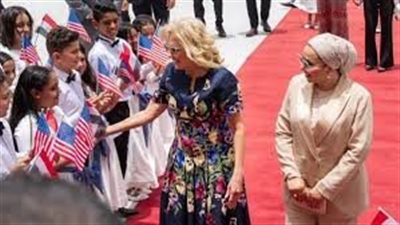 خطوة جديدة لتعزيز الصداقة الأمريكية.. انتصار السيسي مرحبة بزوجة بايدن