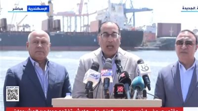 مدبولي: نسعى لتفعيل تجارة الترانزيت في الإسكندرية (فيديو)