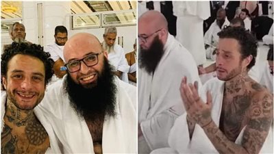 بعد ظهوره في الحرم.. تفاصيل لقاء أحمد الفيشاوي بالشيخ سالم ابو غالي