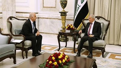 الرئيس العراقي يبحث مع وزير الخارجية السوري آخر التطورات على الساحة