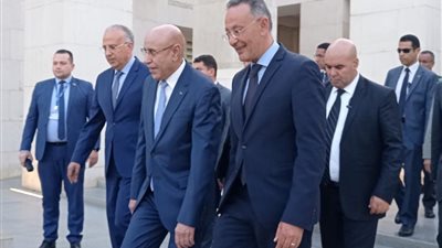 رئيس موريتانيا يزور المتحف القومي للحضارة المصرية