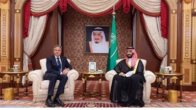 ولي العهد السعودي يجتمع بوزير الخارجية الأمريكي في جدة (تفاصيل)
