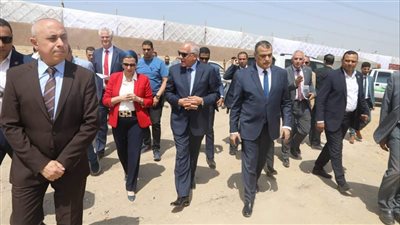 وزيرا البيئة والإنتاج الحربي ومحافظ الجيزة يتفقدون أول محطة لتحويل المخلفات لطاقة كهربائية