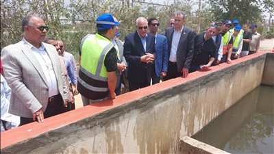 محافظ الجيزة: الانتهاء من المرحلة الأولى لمحطة مياه منشأة القناطر 