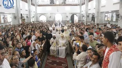 أسقف البحر الأحمر يترأس قداسا خاصا لطلبة الثانوية العامة 