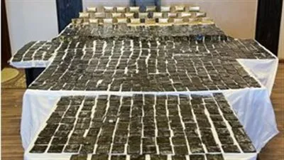 ضبط 85 كيلو من مخدر الحشيش بحوزة شخص بالإسماعيلية بقصد الاتجار