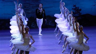 باليه الأوبرا يروي قصة البجعات المسحورات على المسرح الكبير