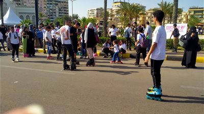 انطلاق فاعليات أكبر رالي مفتوح للإسكيت الحر ببورسعيد