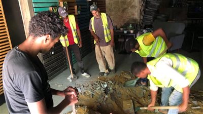 حي الدقي يعيد فتح جراج بعد منع تحويلة لكافيه بالجيزة (صور)