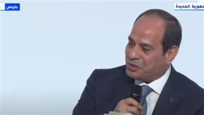 من باريس.. السيسي يكشف سبل مواجهة مصر للتغيرات المناخية