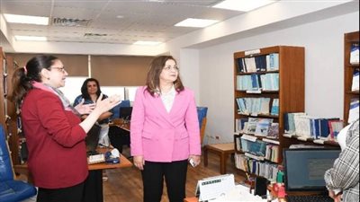 وزيرة التخطيط تتفقد مبنى المعهد القومي للحوكمة والتنمية بصلاح سالم