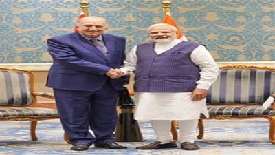 رئيس وزراء الهند يلتقي طارق حجي 