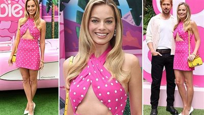 مارجو روبي تبدأ الحملة الترويجية لفيلم Barbie بجلسة تصوير