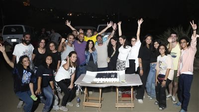 بالصور.. كواليس أحتفال مسلسل 