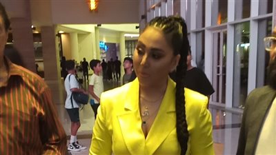 رحاب الجمل وإلهام شاهين في العرض الخاص لـ