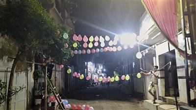 أطفال قرى الدقهلية تحتفل بعيد الأضحى على طريقتهم الخاصة.. صور 