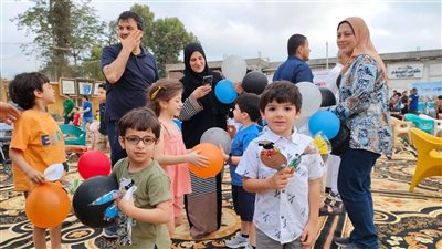 هدايا وبلالين.. مظاهر الاحتفال بعيد الأضحي في نادي جزيرة الورد بالمنصورة 