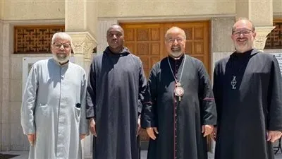 بطريرك الكاثوليك يستقبل وفد الرهبنة البندكتية في الإسكندرية