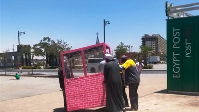 رفع للإشغالات والمخلفات والتراكمات بالأسواق والشوارع بمدينة أسوان