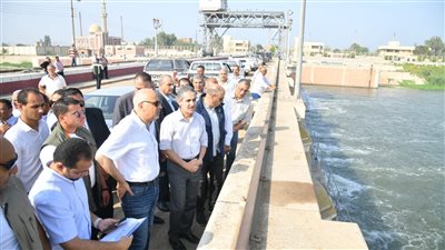 محافظ الغربية: الدولة تولي اهتماما كبيرا للحفاظ على كل نقطة مياه (صور)