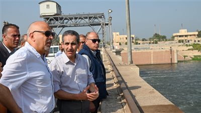 وزير الري يتفقد مشروعات الموارد المائية والري بالغربية 