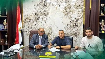 لجنة التعاقدات بنادي السكة الحديد برئاسة الدكتور محمد حسين وأحمد رافت مدير التعاقدات 