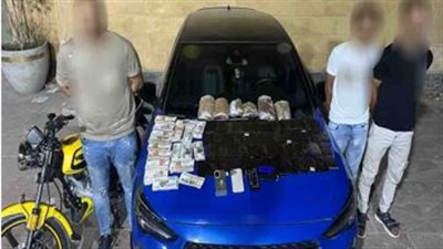 ضبط 8 كيلو من مخدر الحشيش والإستروكس بالسلام 