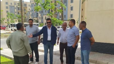 رئيس جهاز حدائق العاصمة يتفقد وحدات محدودي الدخل بالمبادرة الرئاسية 