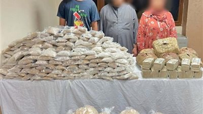  الأجهزة الأمنية تنجح في ضبط تجار مخدرات بالدقهلية
