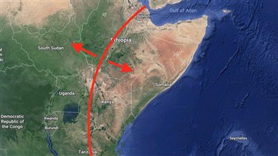 علماء يُحذرون.. صدع بطول 2000 ميل يُهدد بانقسام إفريقيا وظهور قارة جديدة 