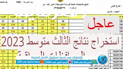 رابط نتائج الثالث متوسط 2023 الدور الأول موقع نتائجنا الوزاري العراق – ملازمنا