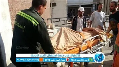 إصابة 4 شباب في حادث تصادم دراجتين ناريتين ببني سويف