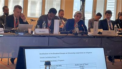 وزيرة البيئة تشارك في جلسة 