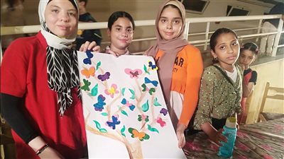 ورش لتعليم الرسم والأشغال اليدوية بفعاليات النشاط الصيفي لثقافة الأقصر