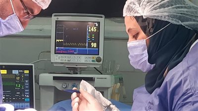 نجاح عملية انسداد معوي لطفلة عمرها ه أيام بالدقهلية