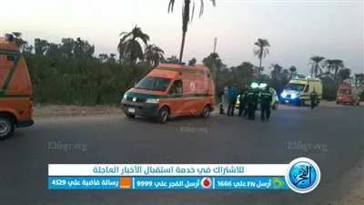 مصرع 3 وإصابة 4 في إنقلاب ميكروباص بالصحراوي الغربي ببني سويف