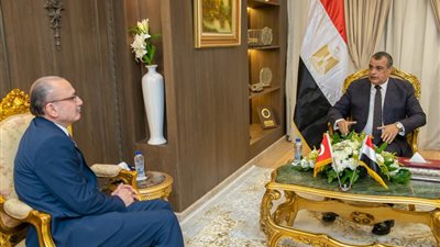 وزير الإنتاج الحربي يستقبل القائم بأعمال السفير التركي بالقاهرة