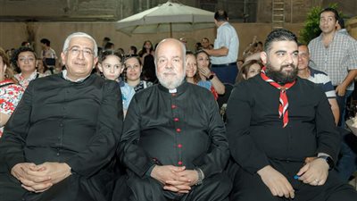 مجموعات حورس الكشفية بكنيسة العذراء بشبرا تحتفل بالذكرى الأربعين لتأسيسها
