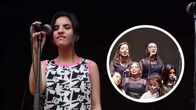 «بتغنى وبتنشد وبترتل القرآن».. سلوان طفلة من ذوي الهمم تتحدى الظلام: عايزة أدخل ألسن (فيديو وصور)