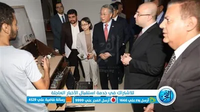 محافظ بني سويف وسفير كوريا الجنوبية يتفقدان الجامعة التكنولوجية