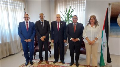 أمين اتحاد الجامعات العربية يستقبل مدير معهد إعداد القادة 