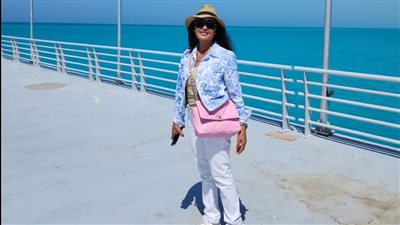 لطيفة في جولة بالعلمين الجديدة.. وتؤكد: مدينة عالمية