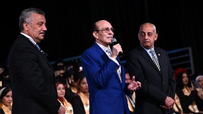 تكريم النجم محمد صبحي بجامعة مصر للعلوم والتكنولوجيا بحفل تخرج دفعة جديدة من كلية التربية الخاصة