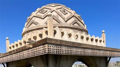 الانتهاء من مشروع فك وإعادة تركيب قبة رقية دودو بمنطقة الإمام الشافعي